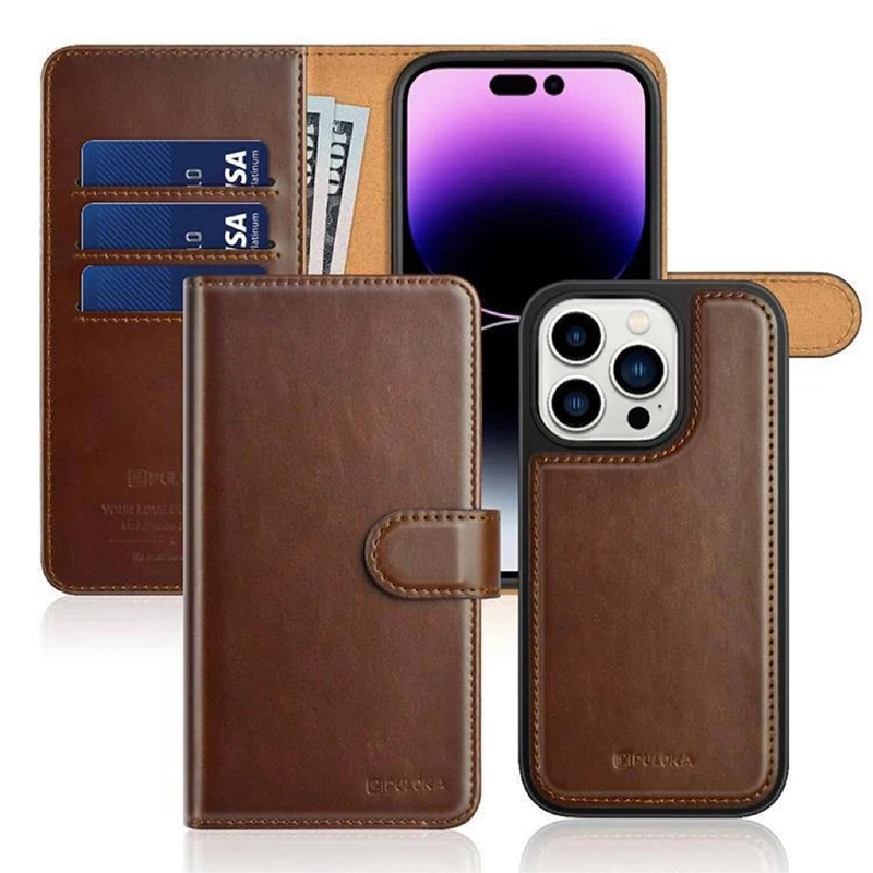 Puloka Detachable Wallet Case Apple iphone 15 Pro
